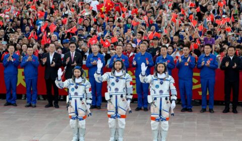 China launches crewed space flight as part of moon ambitions