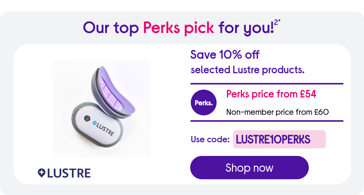 10% off selected Lustre