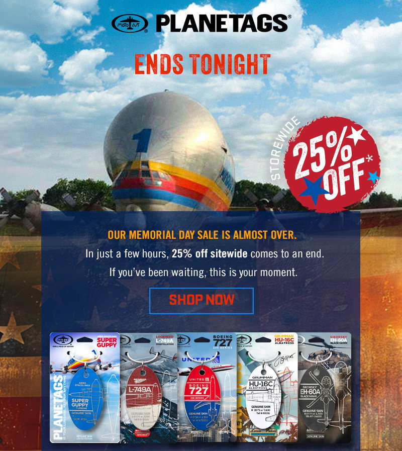 Final Hours - Sale Ends Tonight