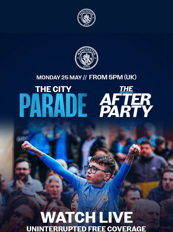 Watch every moment of the City Parade live