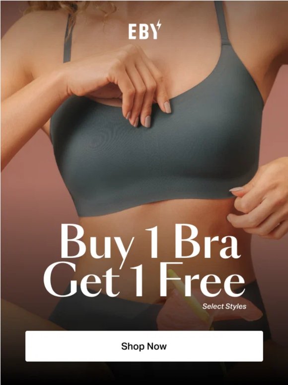 Final Hours. Buy 1 Bra, Get 1 Free Ends Soon.