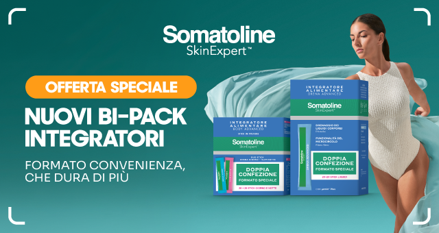 Integratori bipack Somatoline in offerta speciale