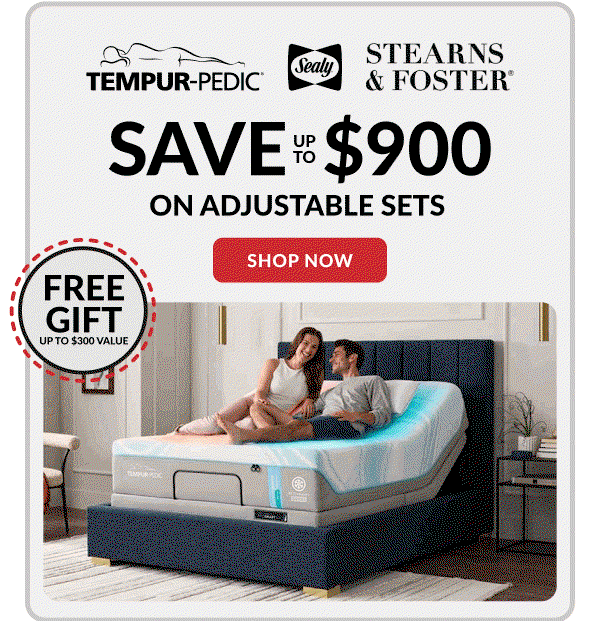 Save up to $900 on adjustable sets