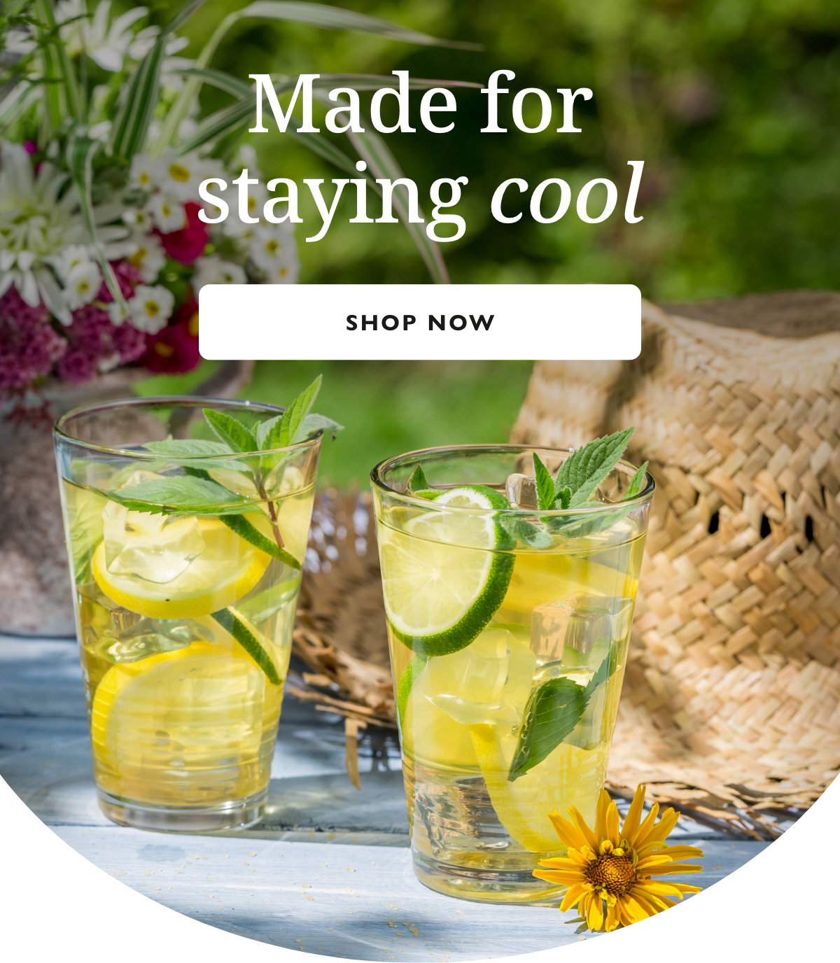 Glassware made for staying cool