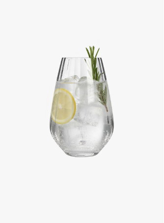 620ml Kensington Optic Crystal Highball Glasses - Pack of 6