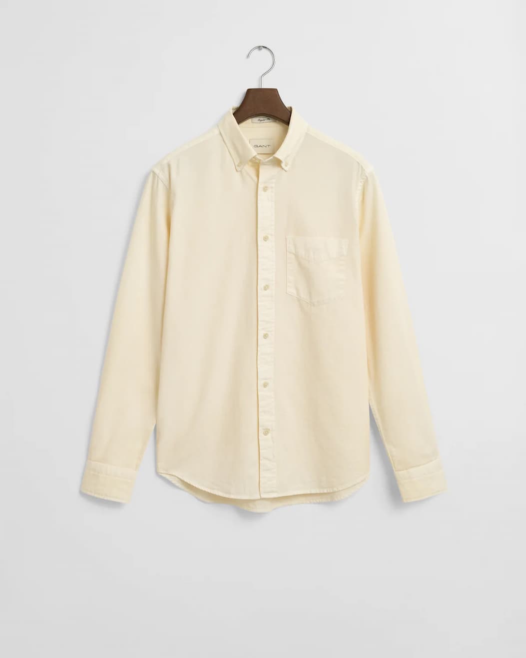 Regular Fit Garment-Dyed Twill Shirt