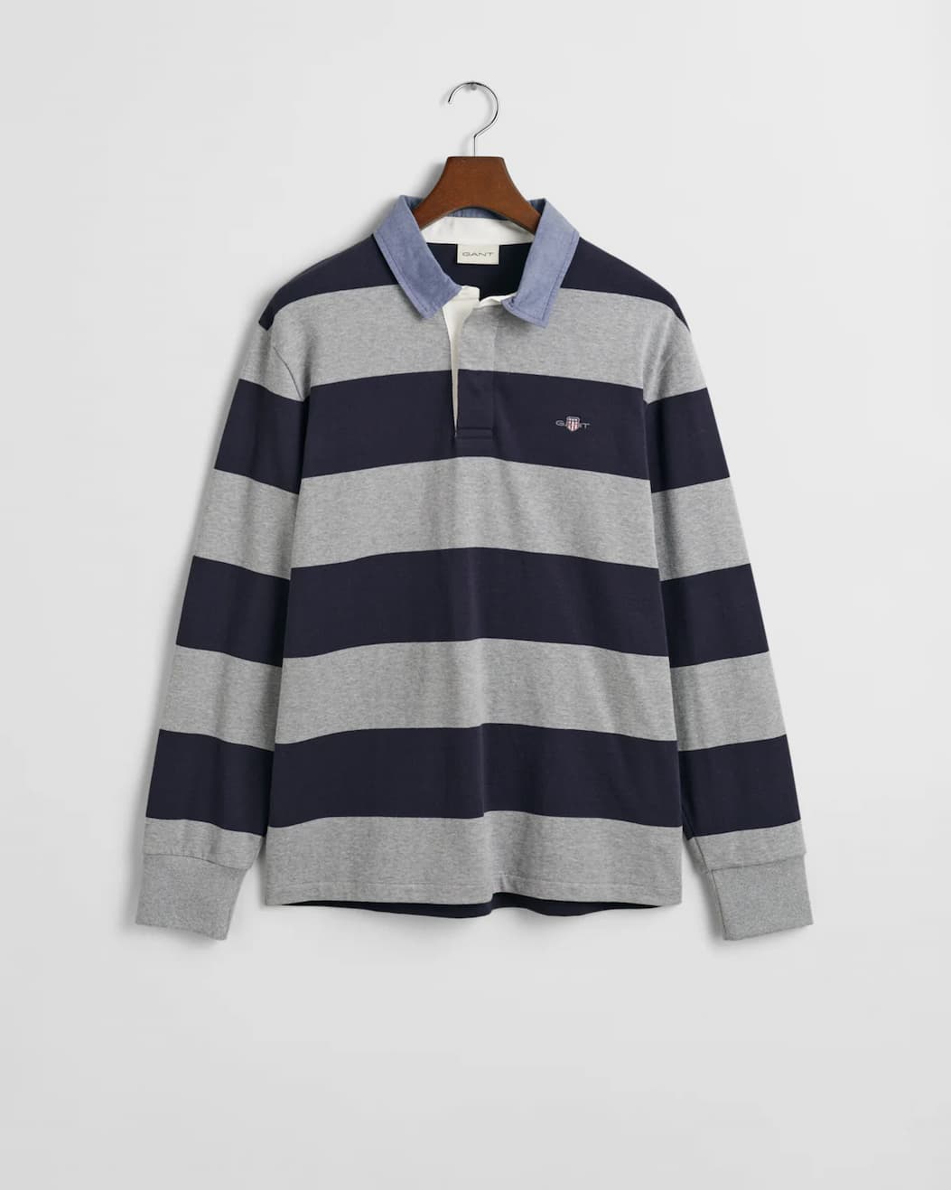 Striped Chambray Heavy Rugger