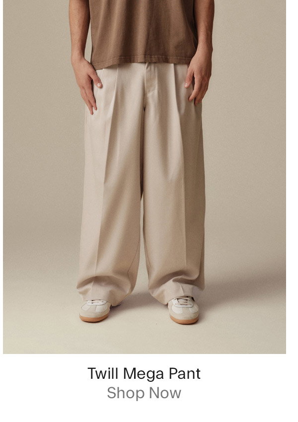 Twill Mega Pant Ecru