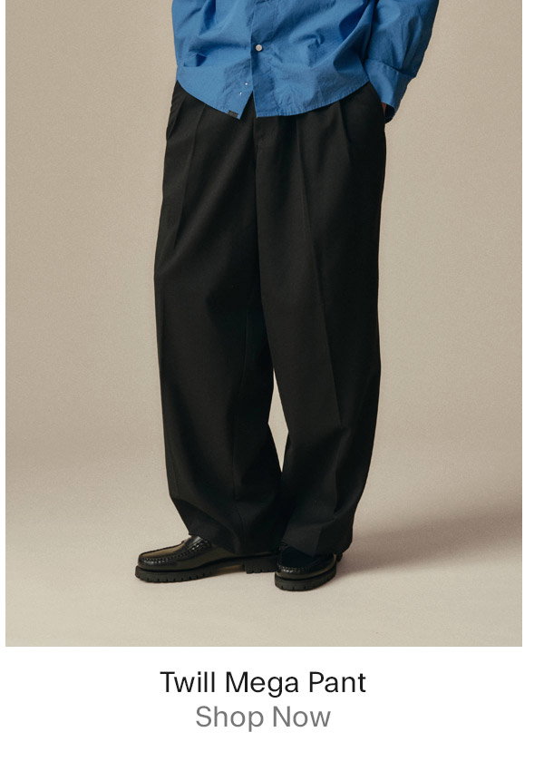 Twill Mega Pant Black