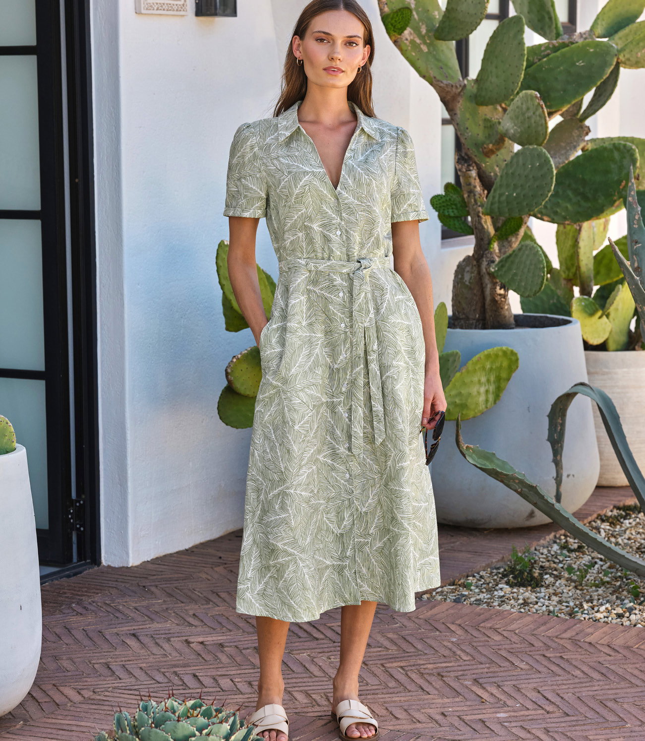 Pure Linen Shirt Dress
