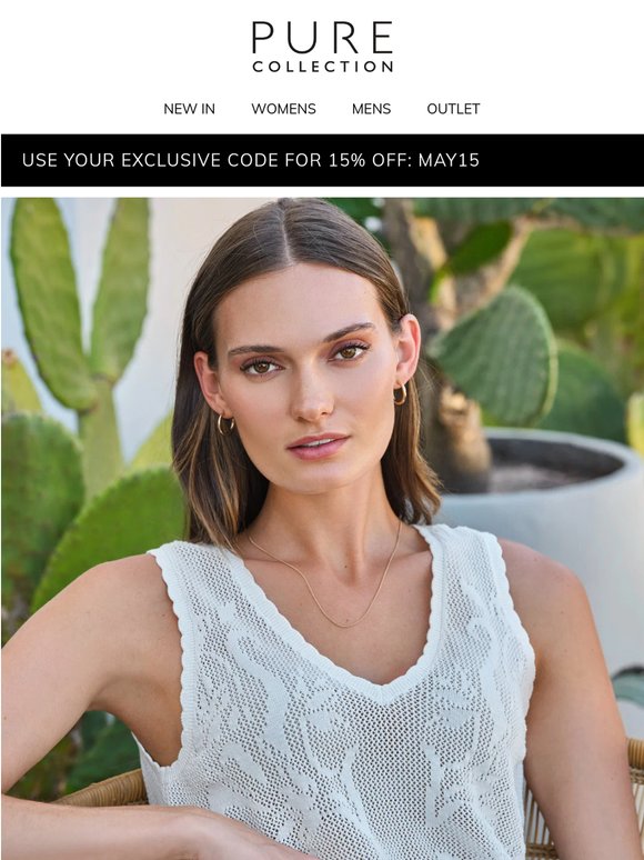 15% Off New Season Edit Ends Tonight