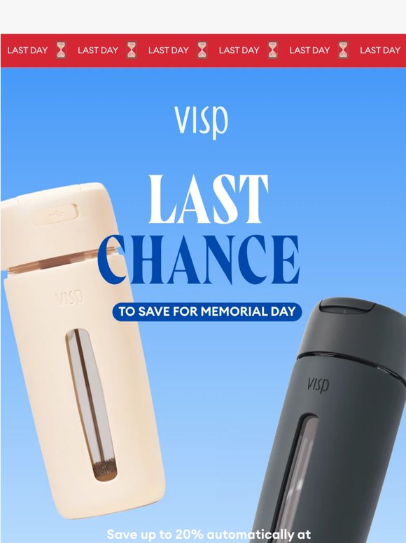 Last Chance: Up to 20% OFF 🚨