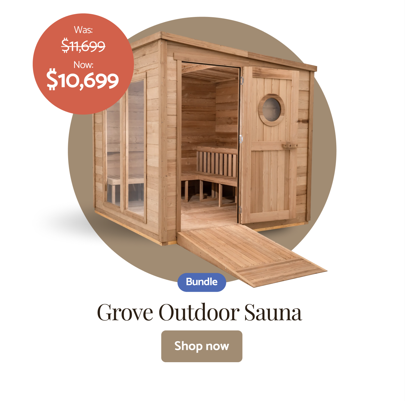 Grove Outdoor Sauna