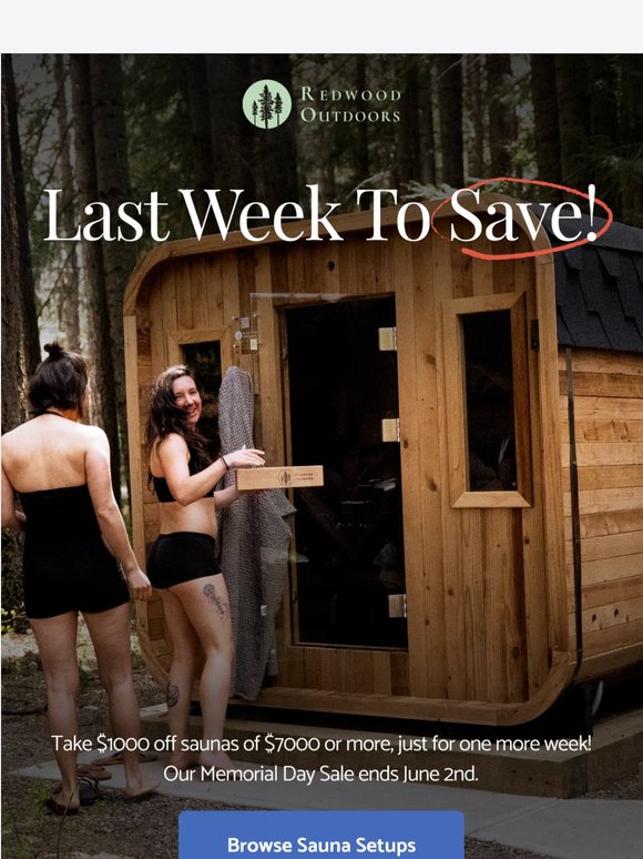 1 Week Left for $1k Off