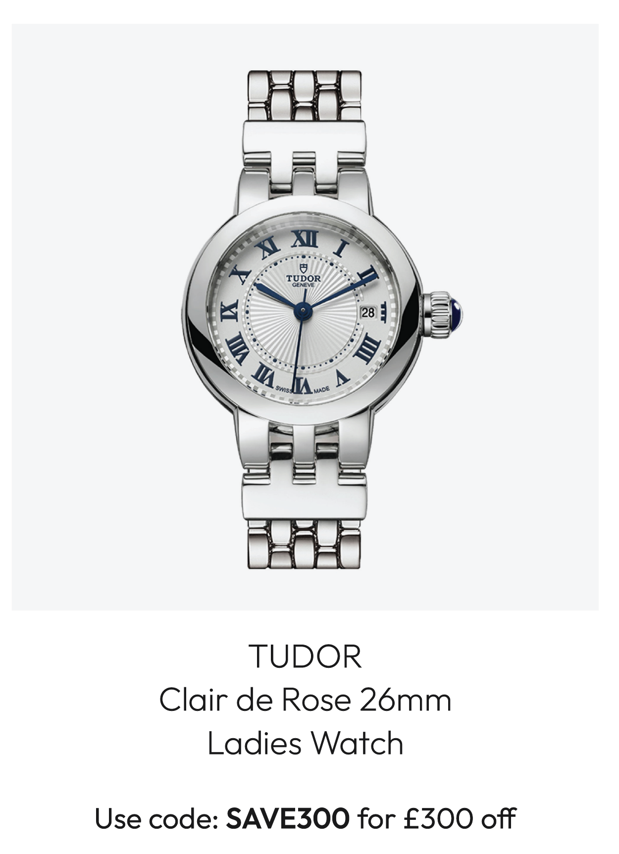 TUDOR Clair de Rose 26mm Ladies Watch M35200-0001