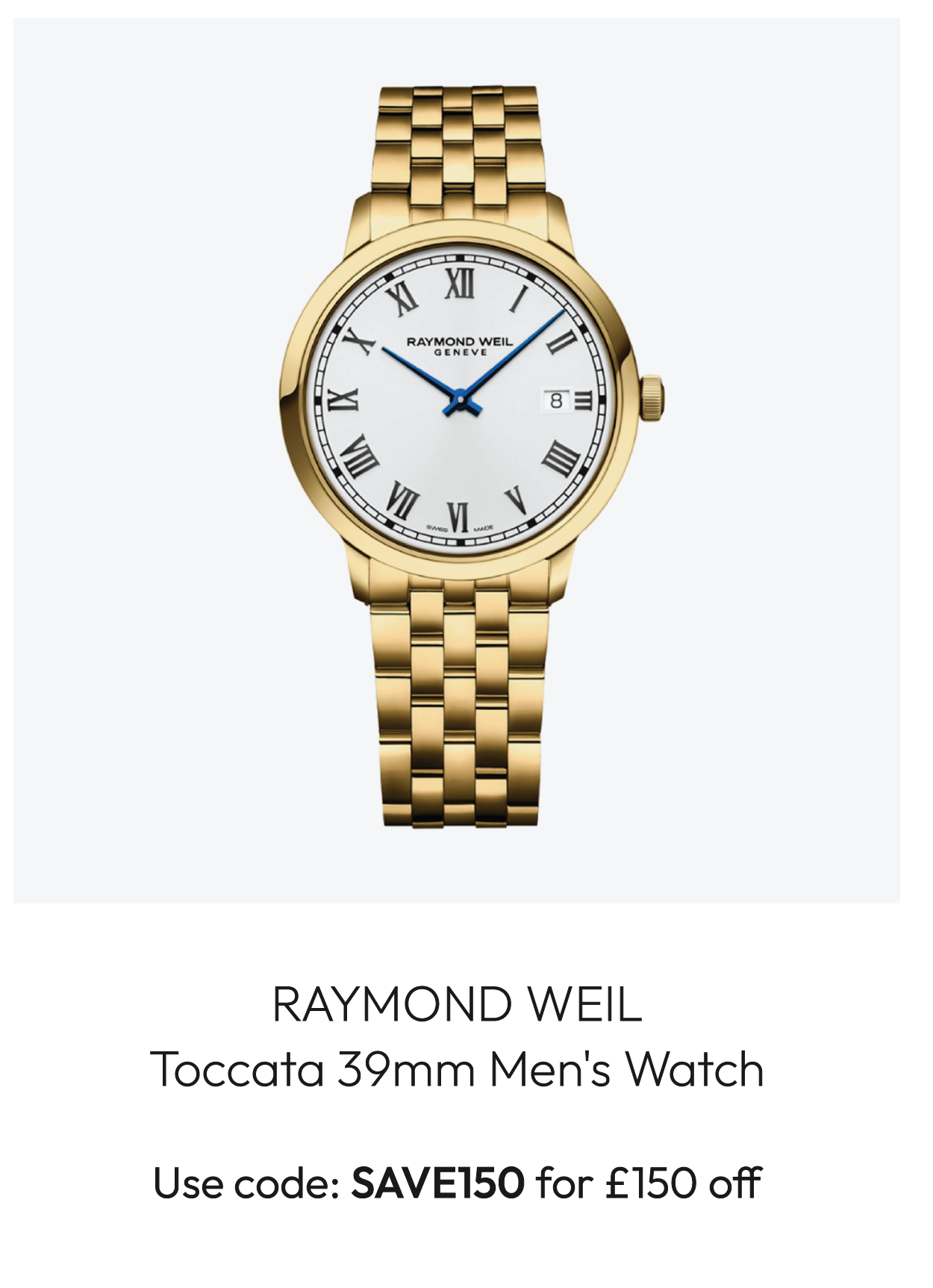 Raymond Weil Toccata 39mm Men's Watch 5485-P-00359