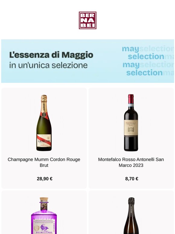 May Selection  🛒 riempi il carrello!
