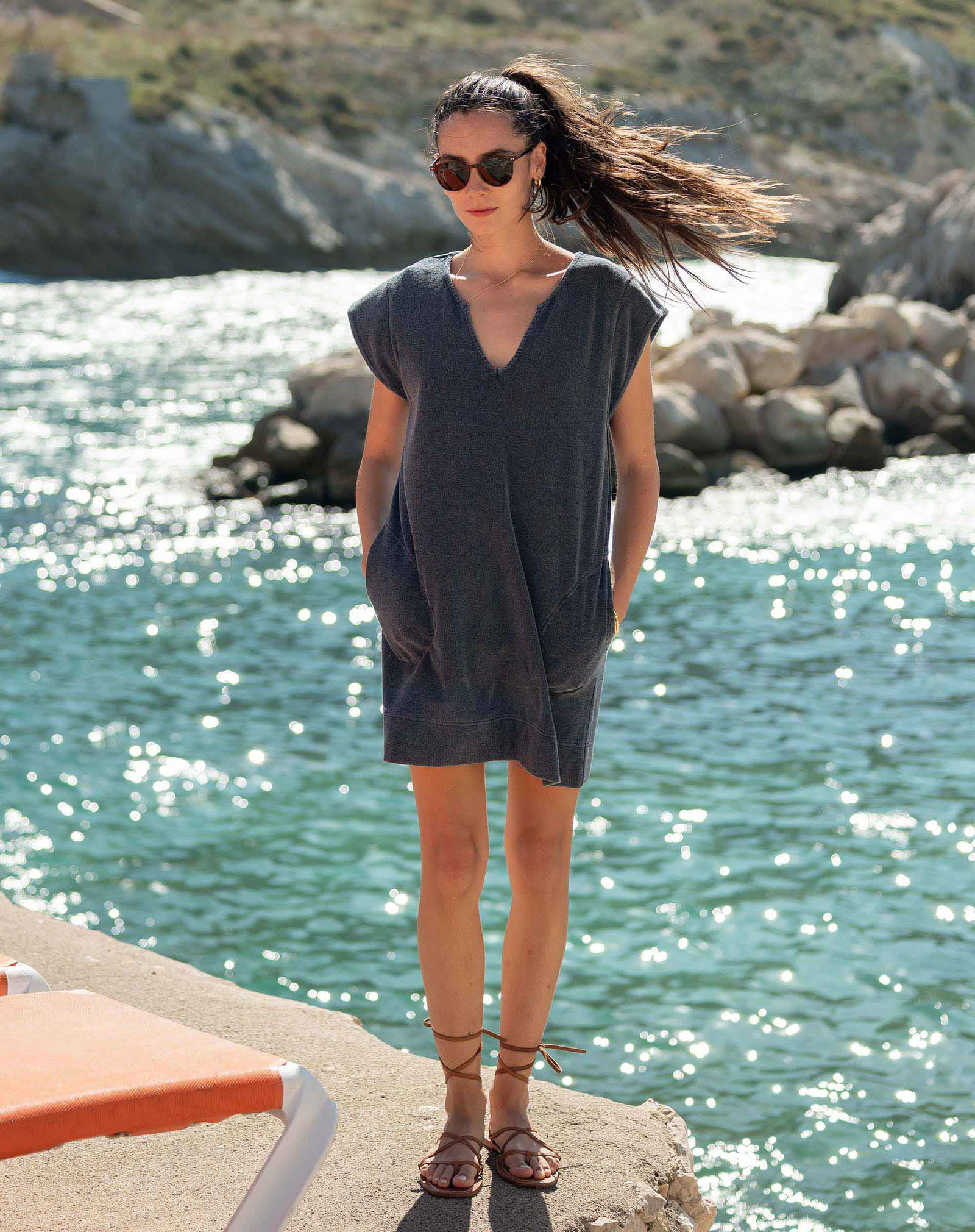 Image of Beach Club Terry Dress