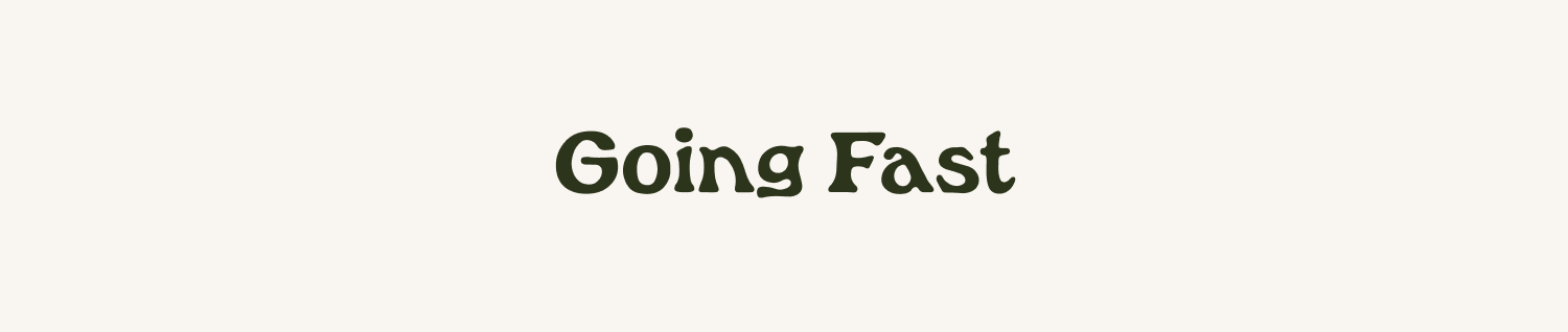 Going Fast