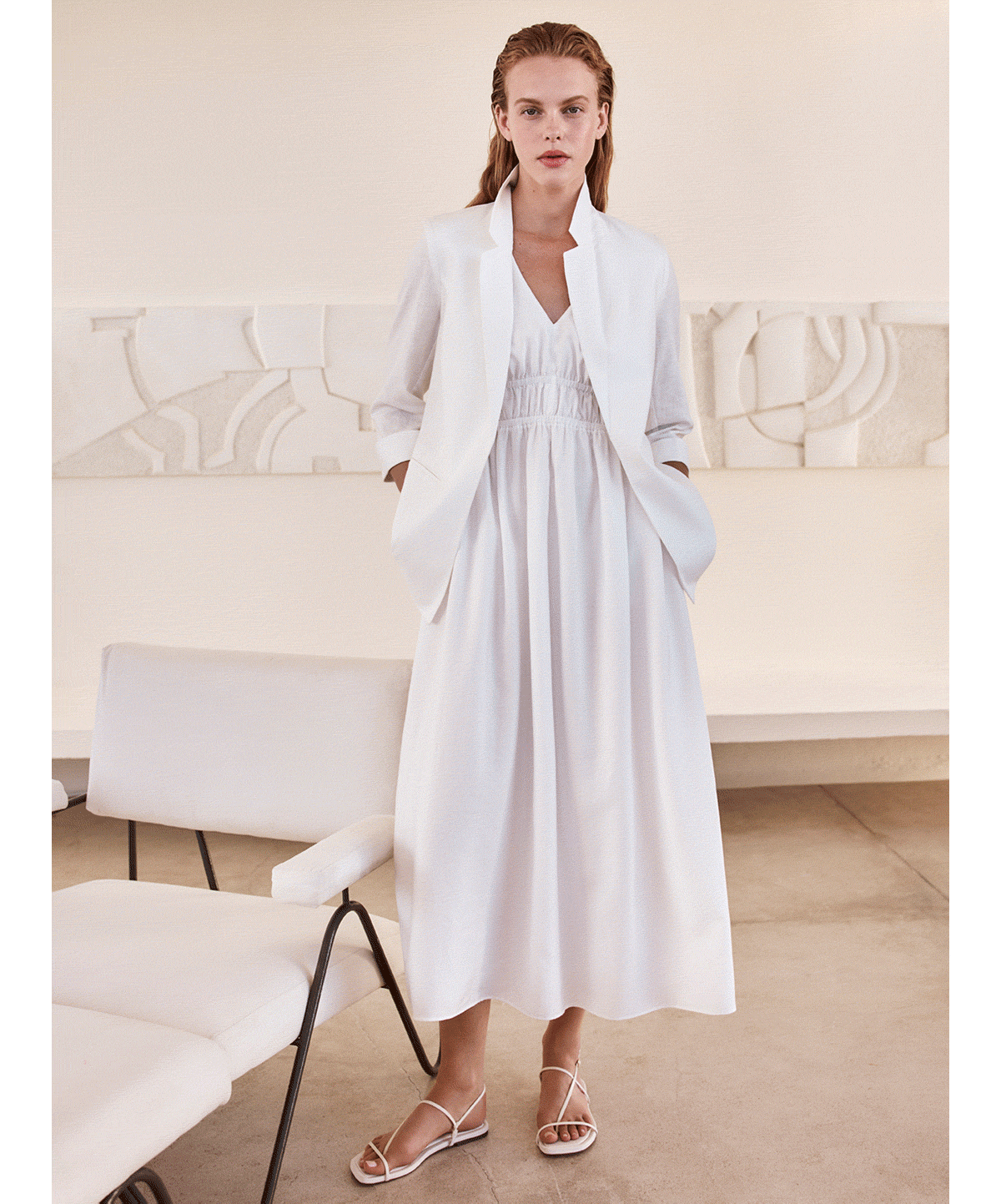 The white dress
