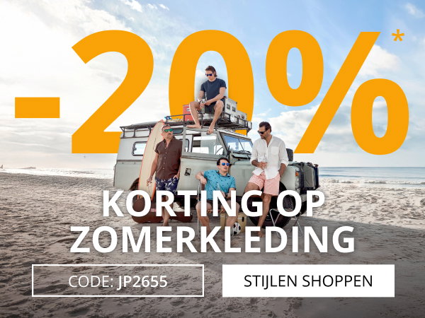  -20% korting op zomerse stijlen