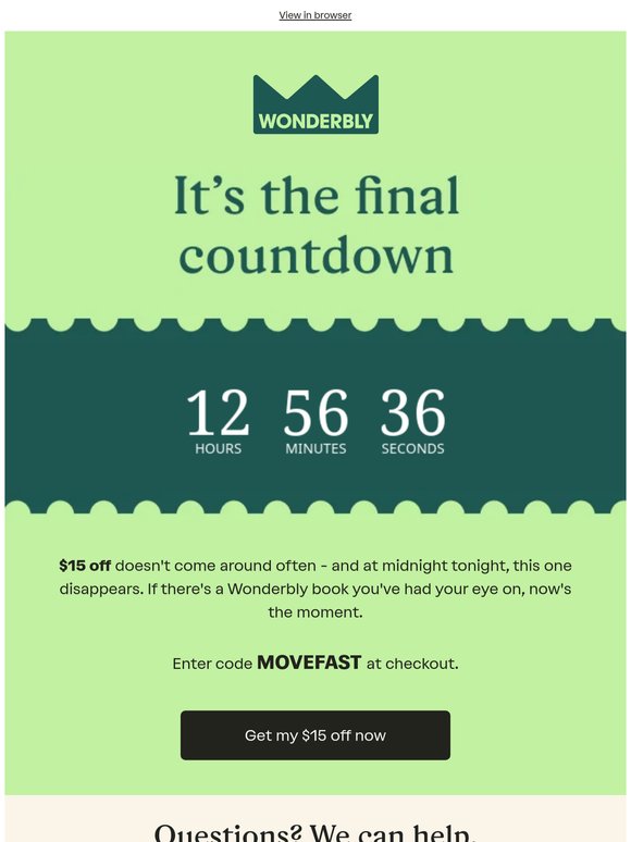 Your $15 is disappearing at midnight