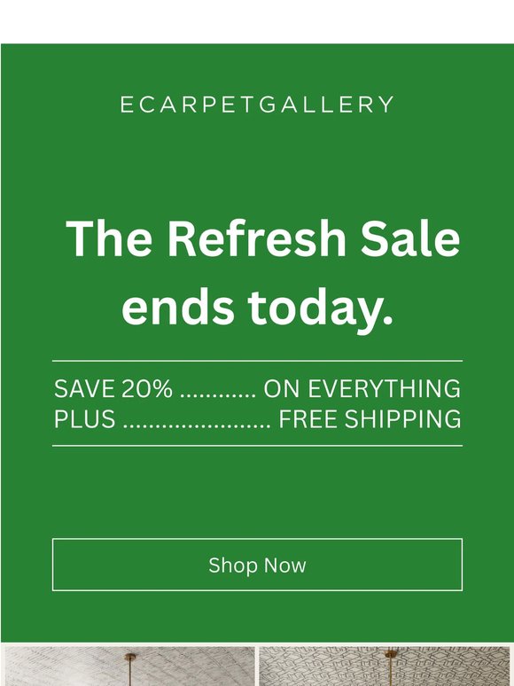 Final hours. 20% off.