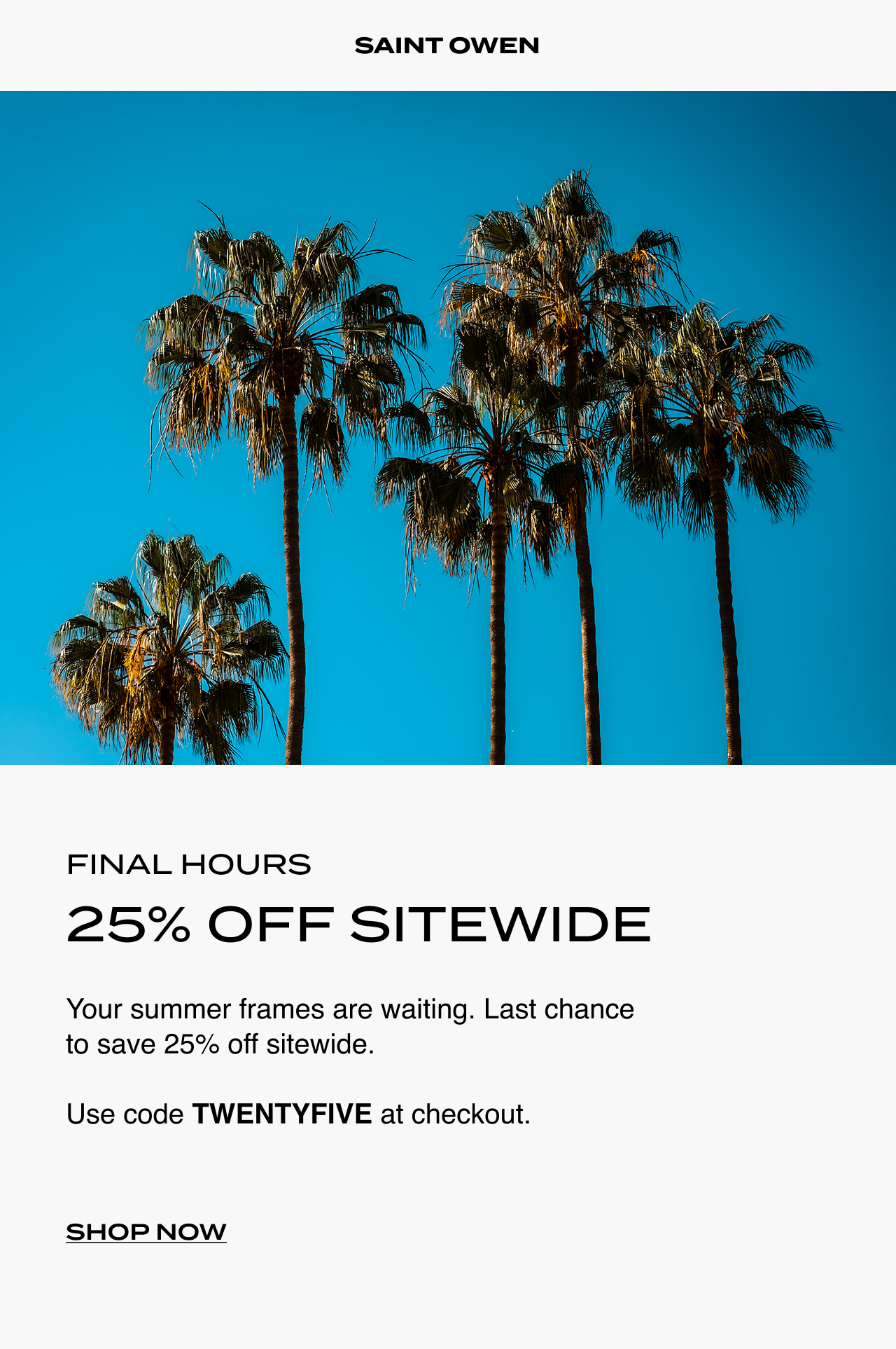 memorial day sale. prep your cart