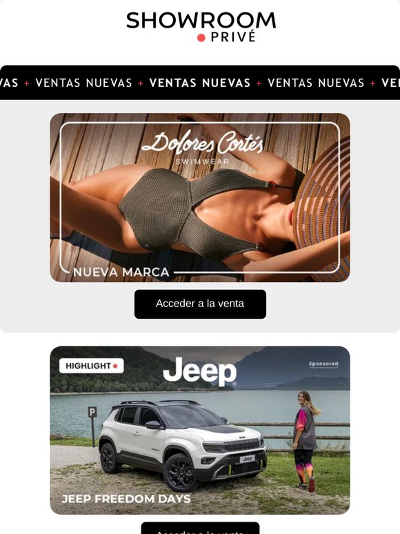 Hola —: DOLORES CORTES, SNEAKERS CLUB, PEPE JEANS y 16 ventas más ya en línea