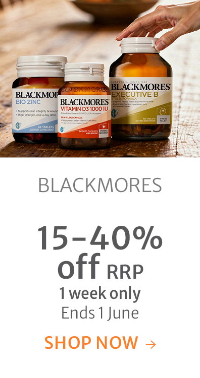 15-40% off RRP on Blackmores