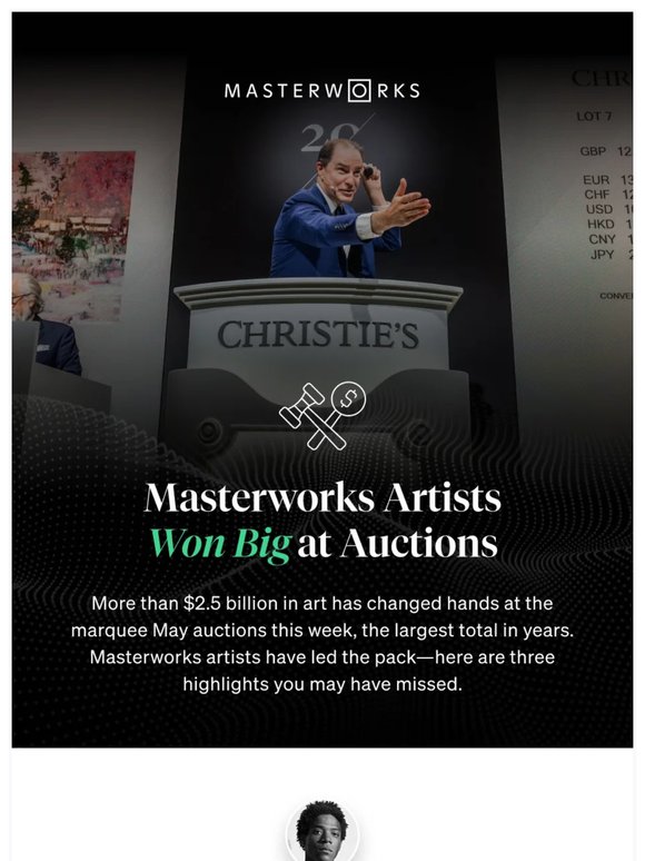 Masterworks Artists at the $2.5B May Auctions