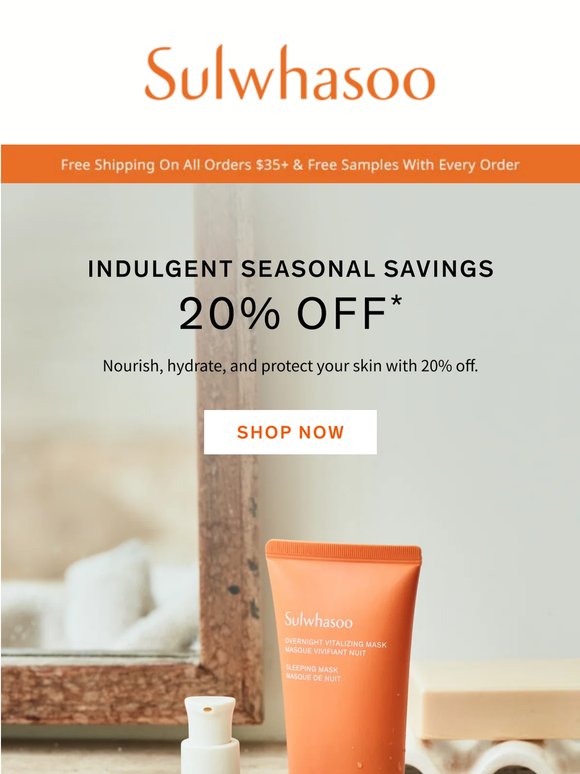 20% off Sitewide Ends Soon