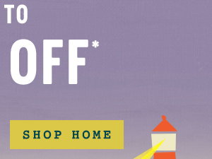up to 40% off, shop home