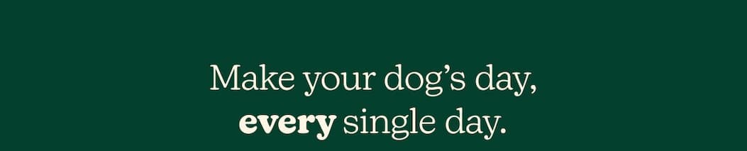 Make your dog's day, every single day.