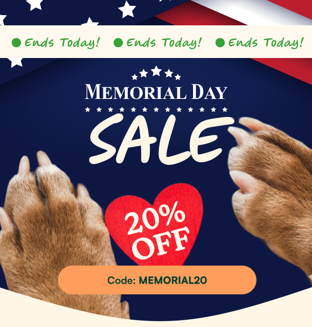 20% off on Memorial Day