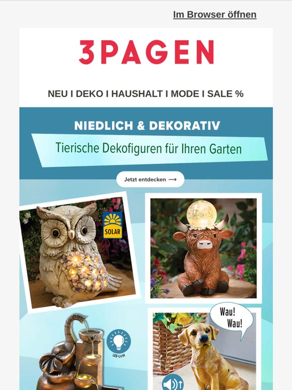 Tierisch charmante Hingucker für Ihren Garten