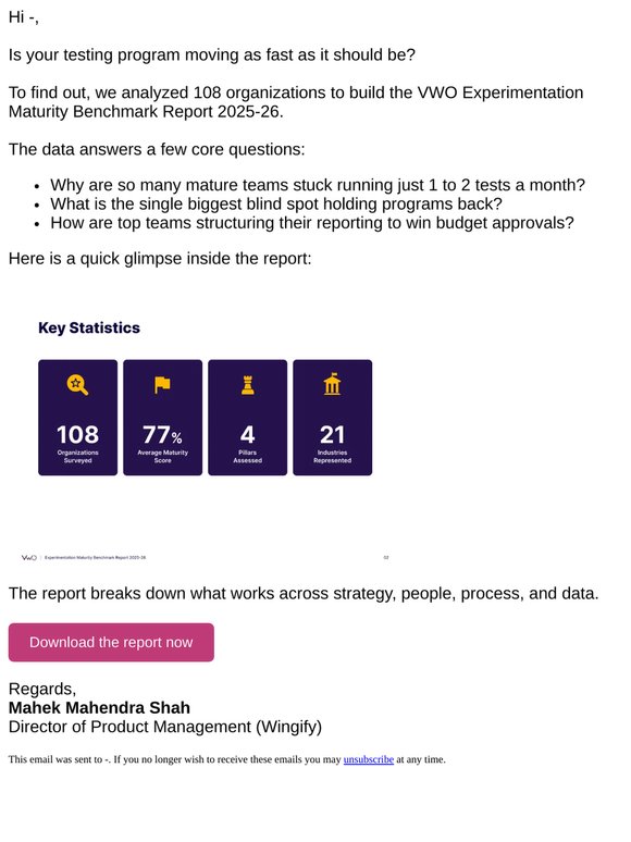 The Experimentation Maturity Benchmark Report is officially out