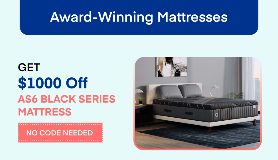Get $1000 Off AS6 Black Series Mattress No Code Needed