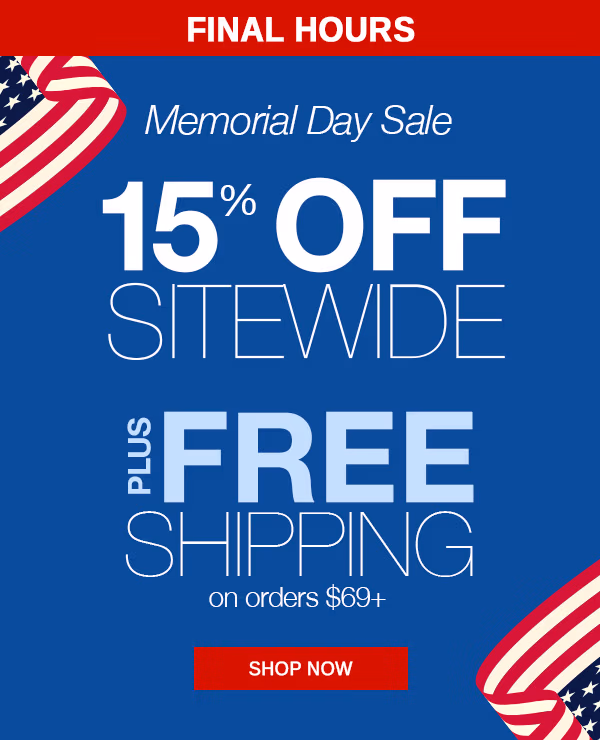 MEMORIAL DAY SALE