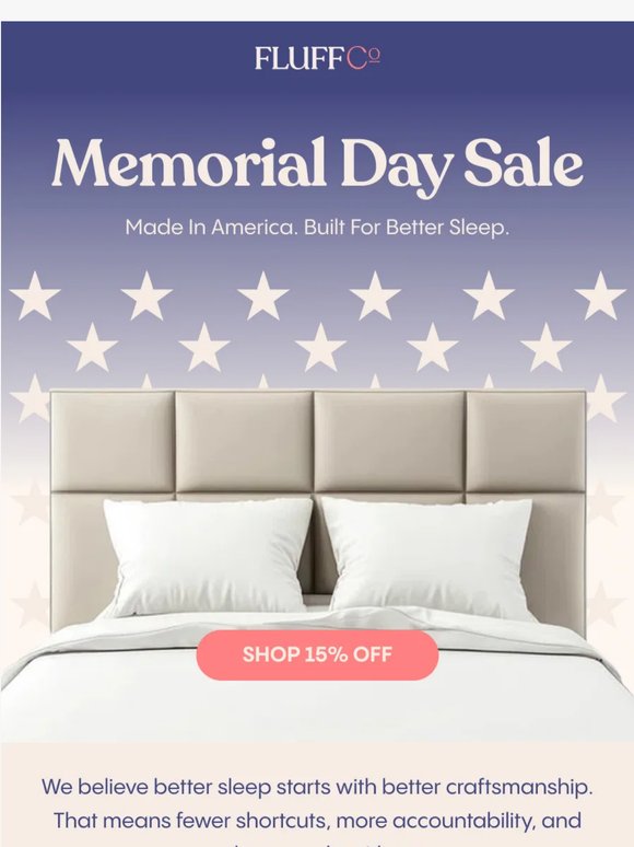 🇺🇸 Made in America: 15% Off Sitewide