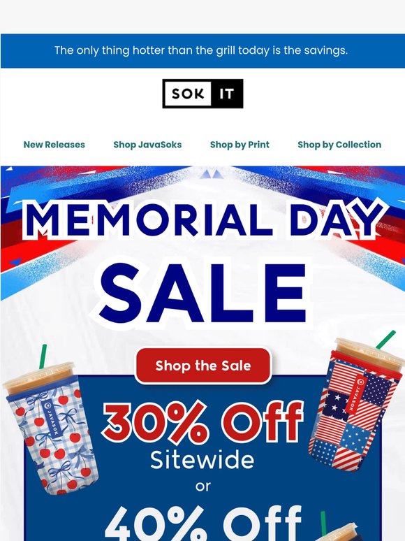 Happy Memorial Day 🇺🇸 30% Off Soks