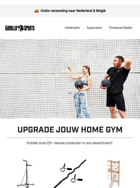 Upgrade jouw home gym met nieuwe producten!