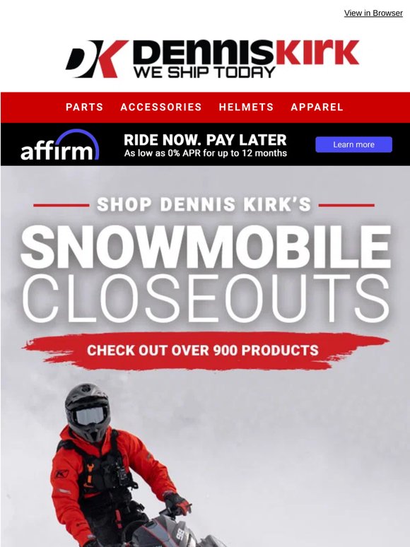 Off-Season, On Sale - Gear Up for Next Season with these Sled Closeout Items!
