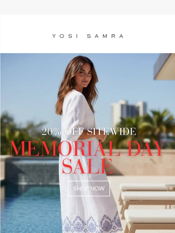 Final Hours: 20% off sitewide!