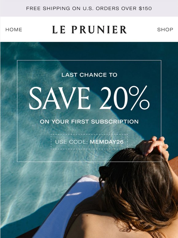 12 Hours Left of 20% Off