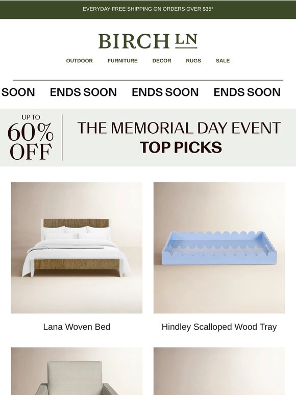Up to 60% off ENDS TOMORROW | the lana woven bed