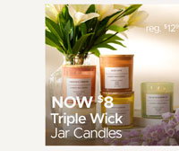 Triple Wick Jar Candles