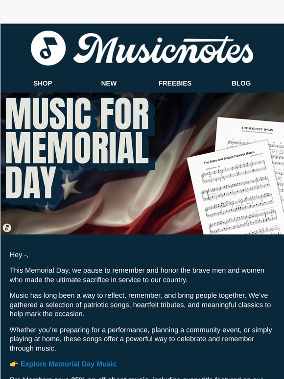 Honor Memorial Day Through Music🎶