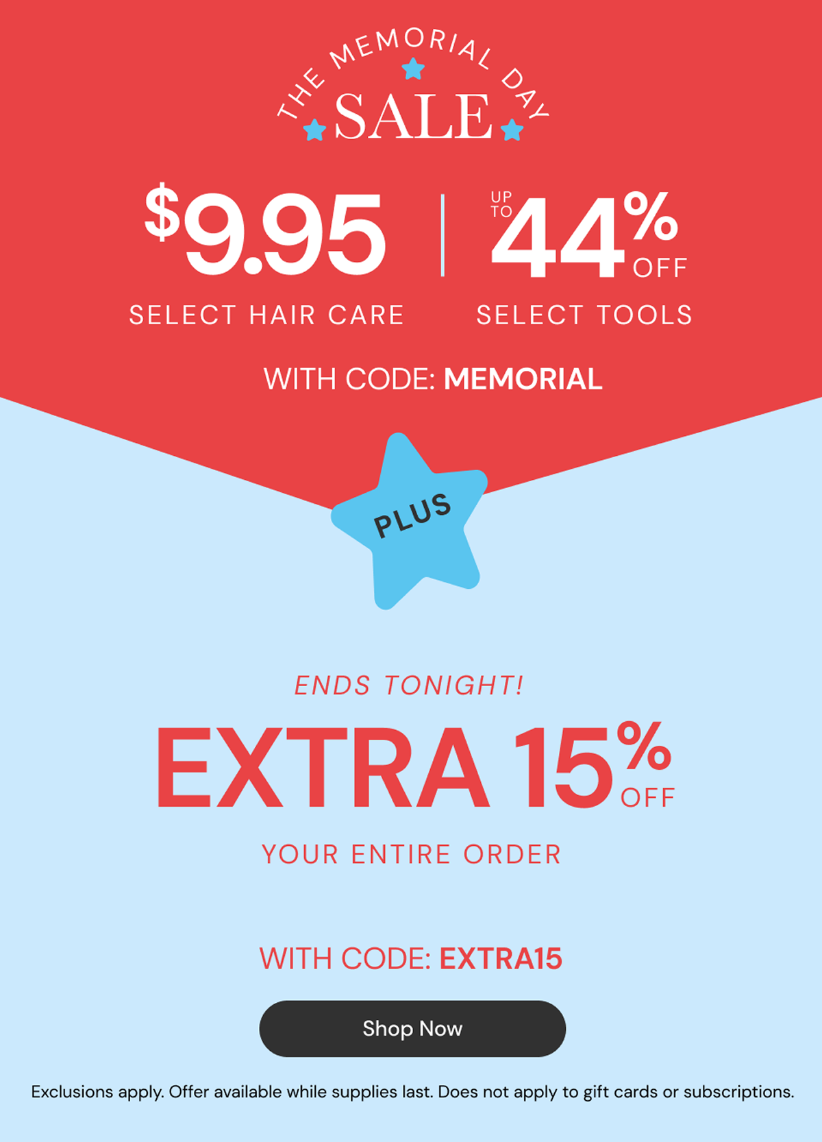 Shop the Memorial Day Sale