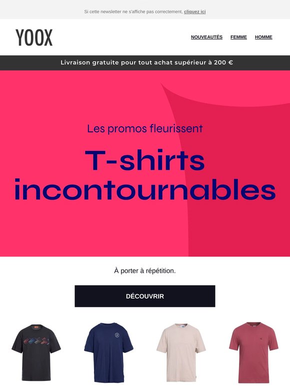 La promo continue : T-shirts à des prix incroyables